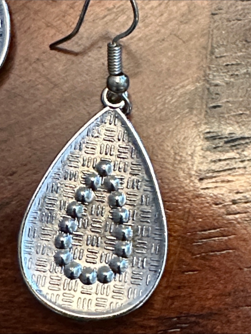 Boho Teardrop Multi-Color Enamel Dangle Earrings - Picture 7 of 8